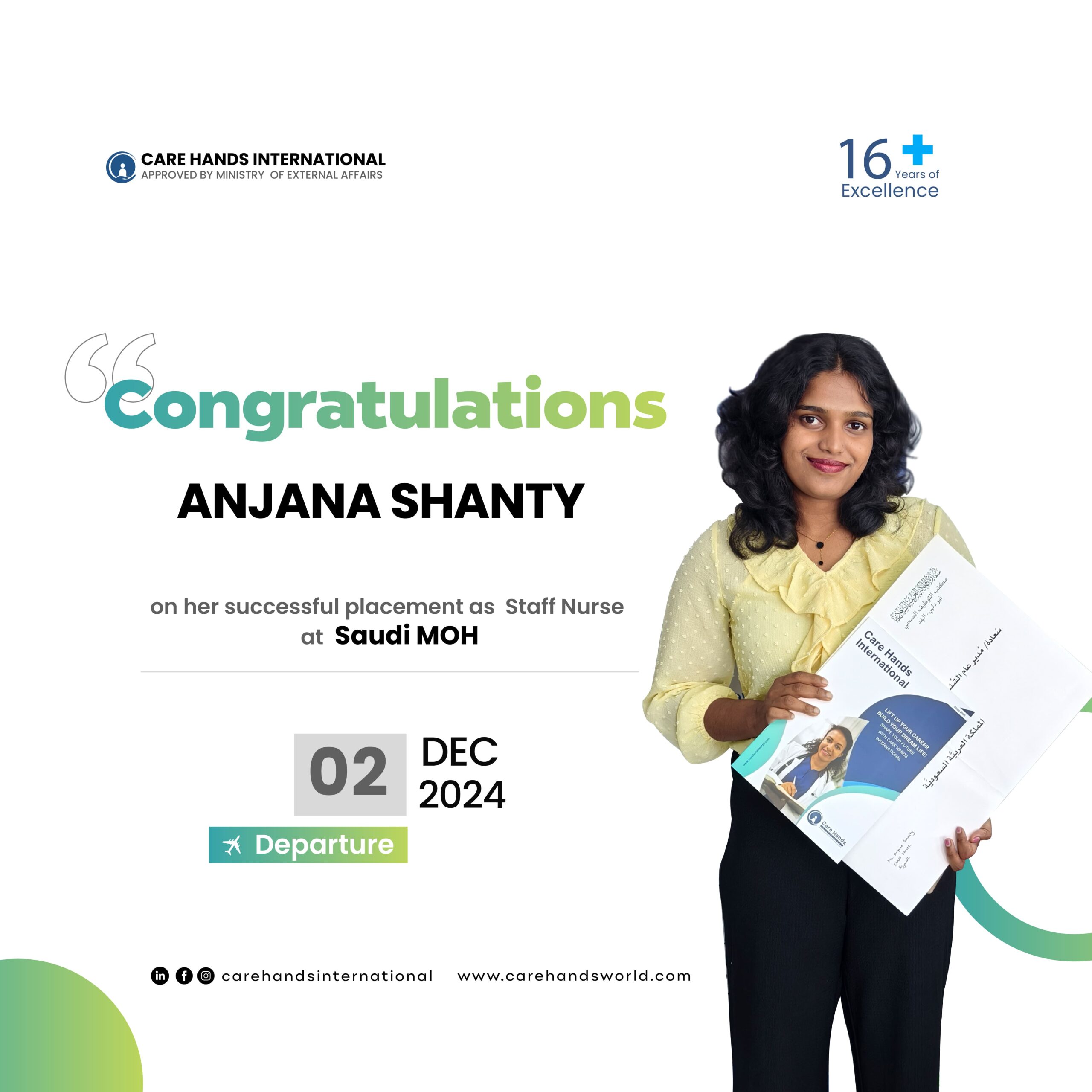 Congragulation Poster Anjana Shanty Saudi MOH 2 December 2024-01