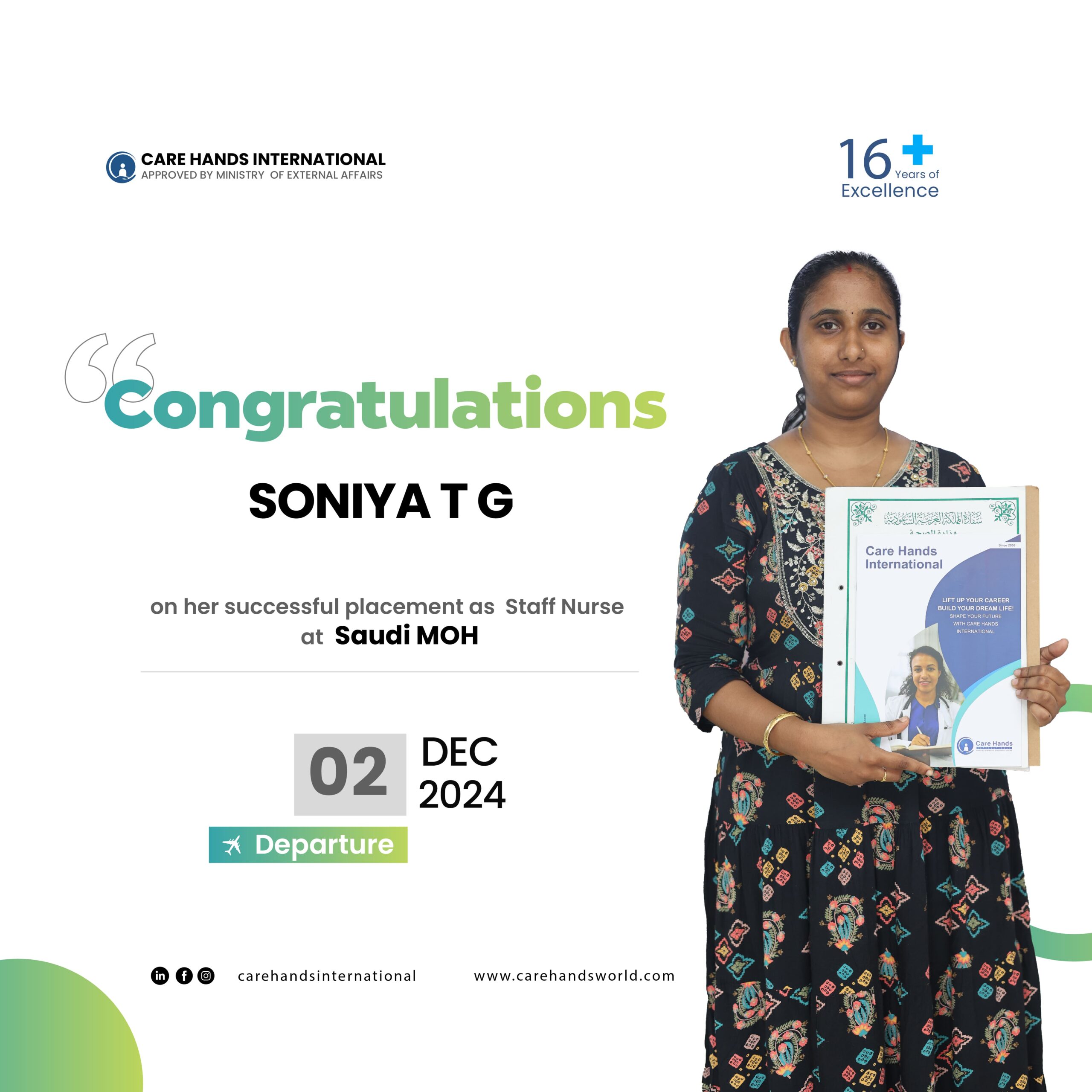 Congragulation Poster Soniya TG Saudhi MOH-01