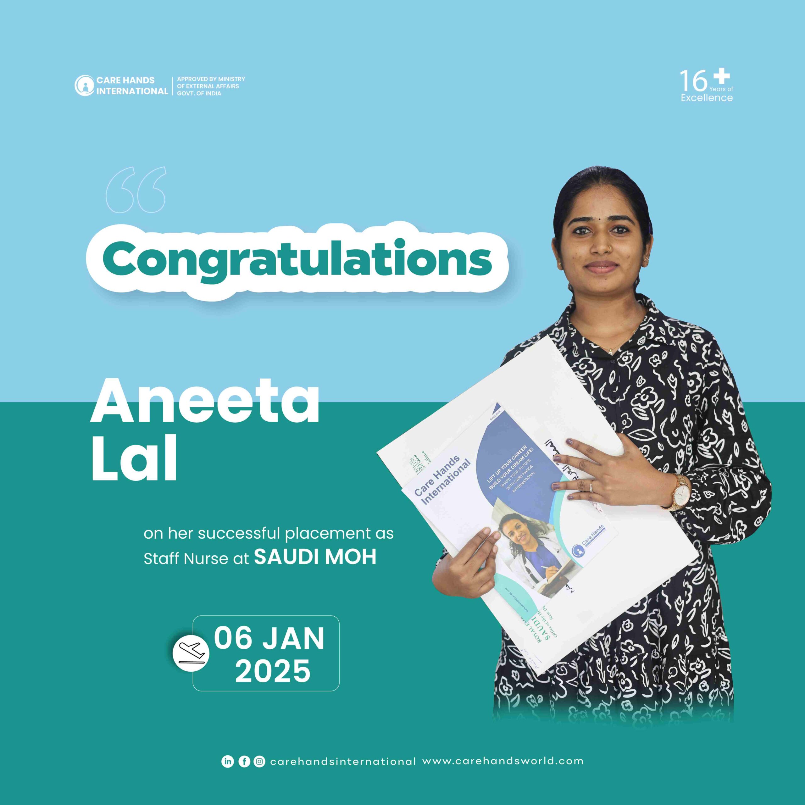 Congratulation Poster Aneeta Lal Saudi MOH 06 January 2025-01