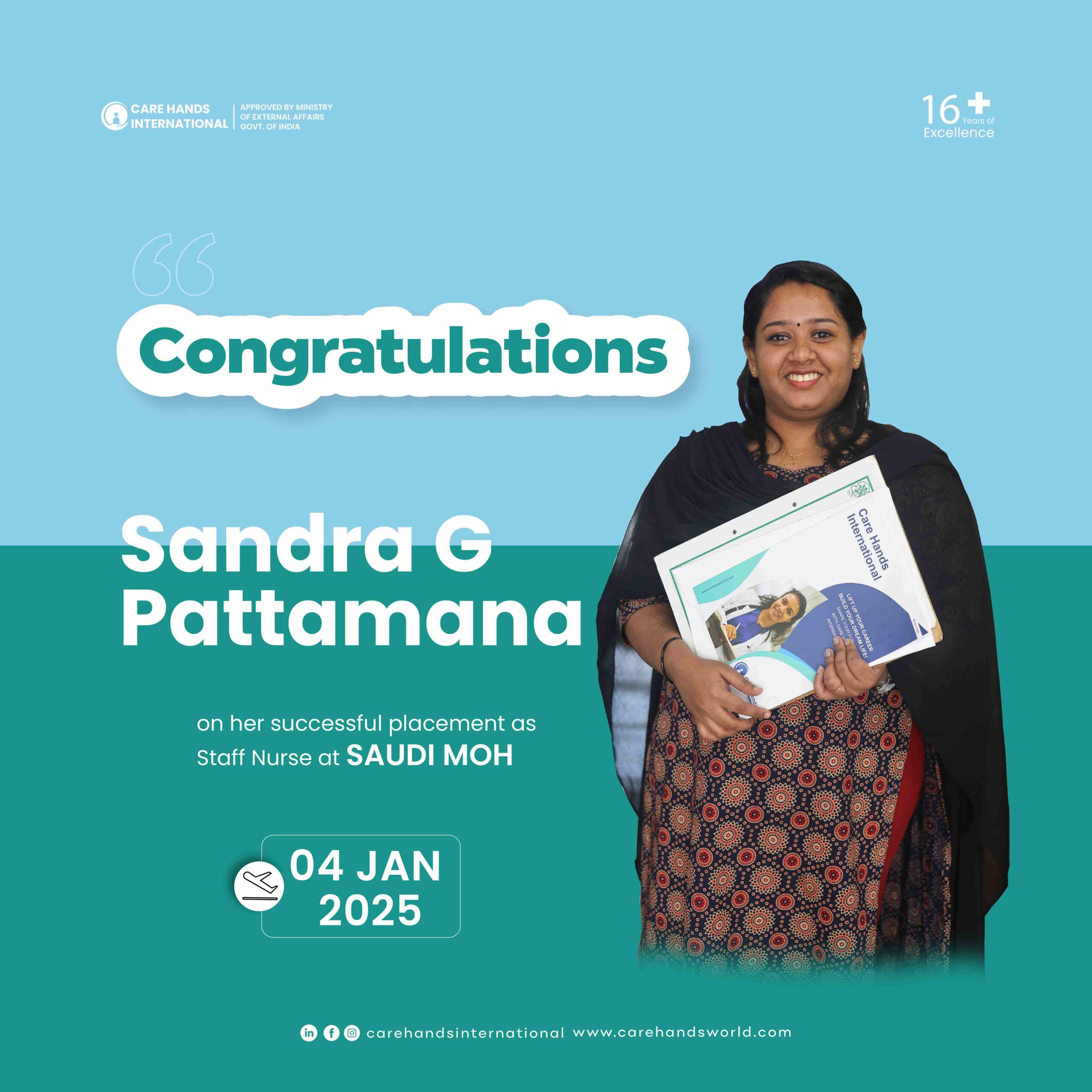 Congratulation Poster Sandra G Pattamana Saudi MOH 4 January 2025-01