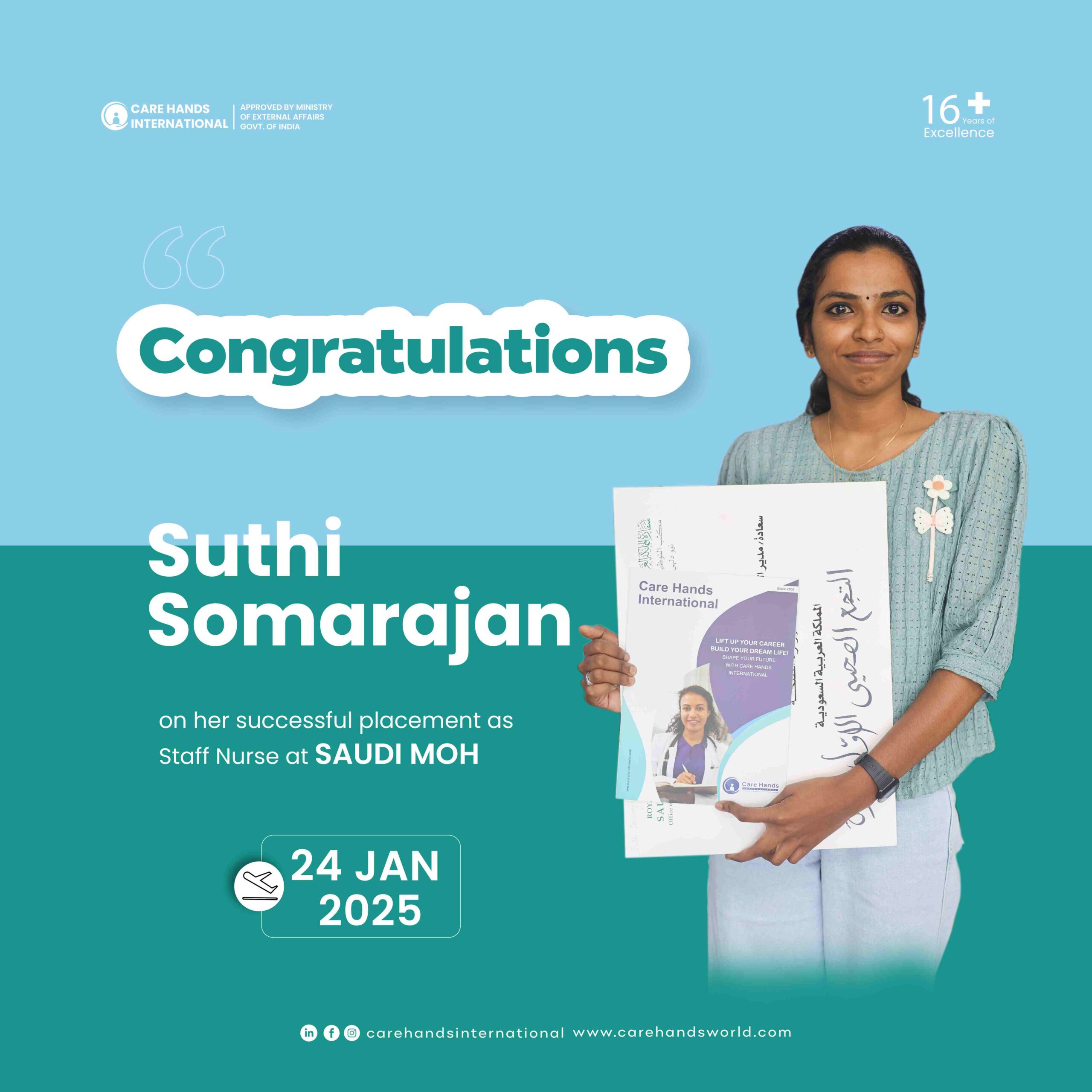 Congratulation Poster Suthi Somarajan Saudi MOH 24 January 2025-01