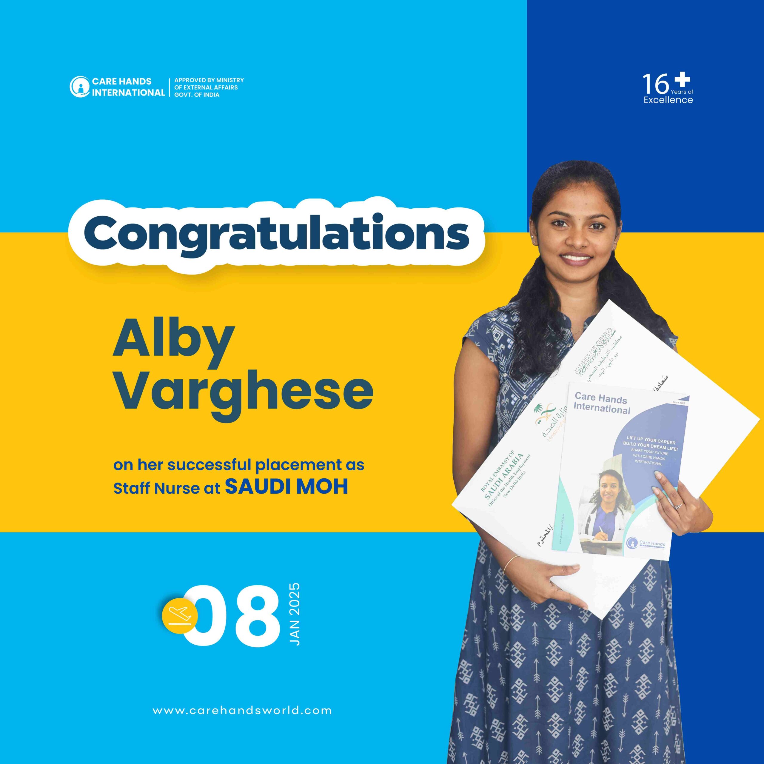 Congratulations Poster Alby Varghese-01