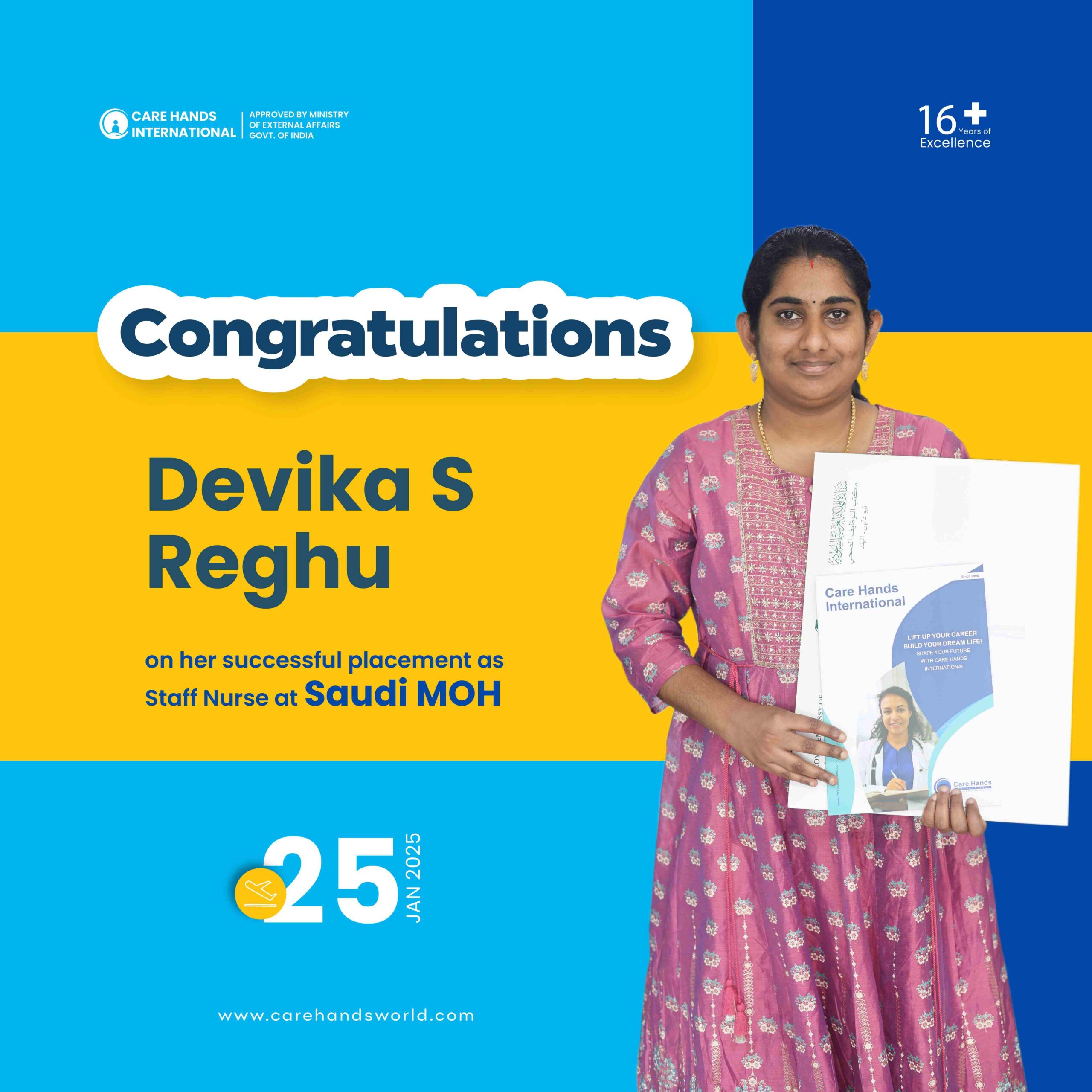 Congratulations Poster Devika S Reghu Saudi MOH 25 January 2025-01