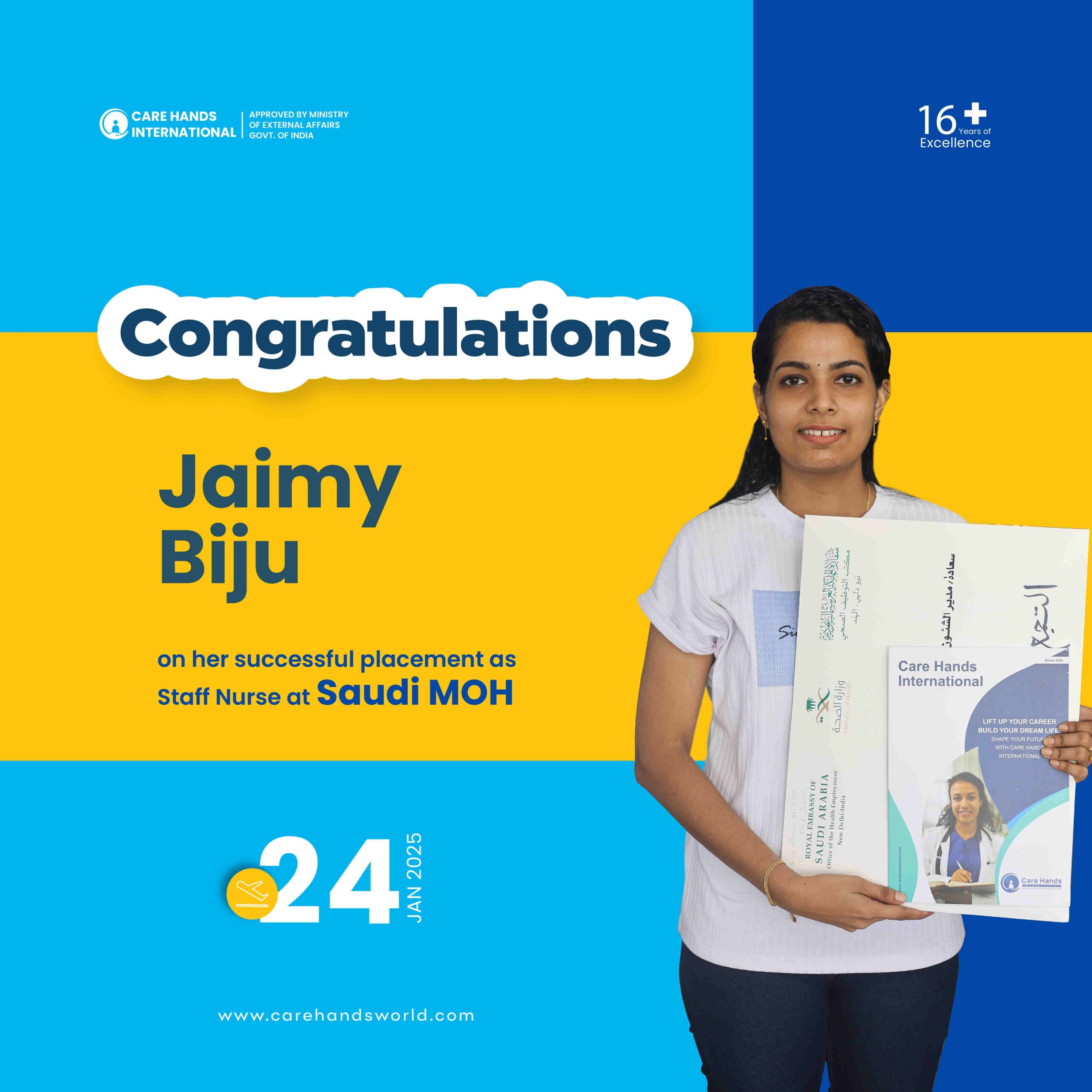 Congratulations Poster Jaimy Biju Saudi MOH 24 January 2025-01