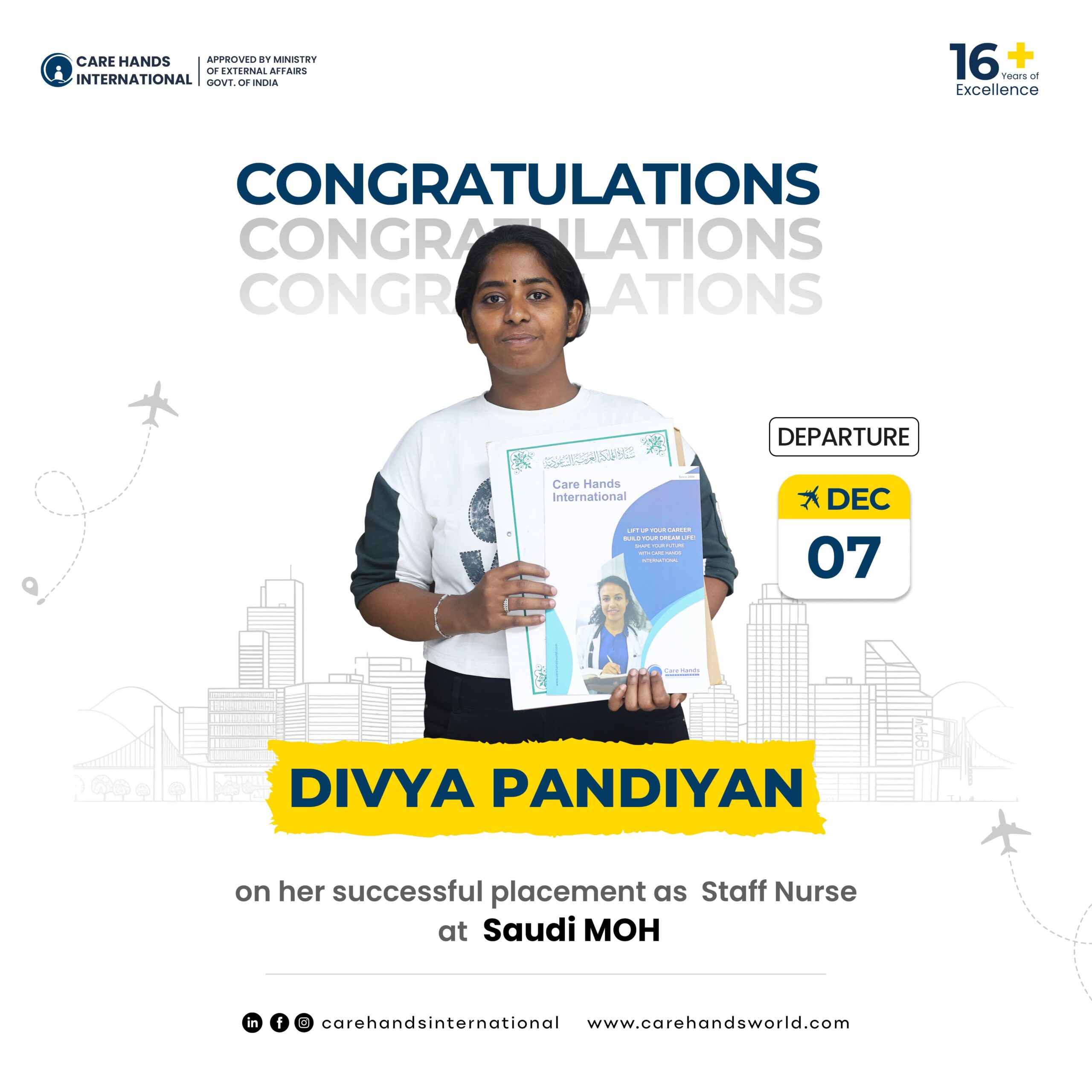 Divya Pandiyan Saudi MOH 7 December 2024