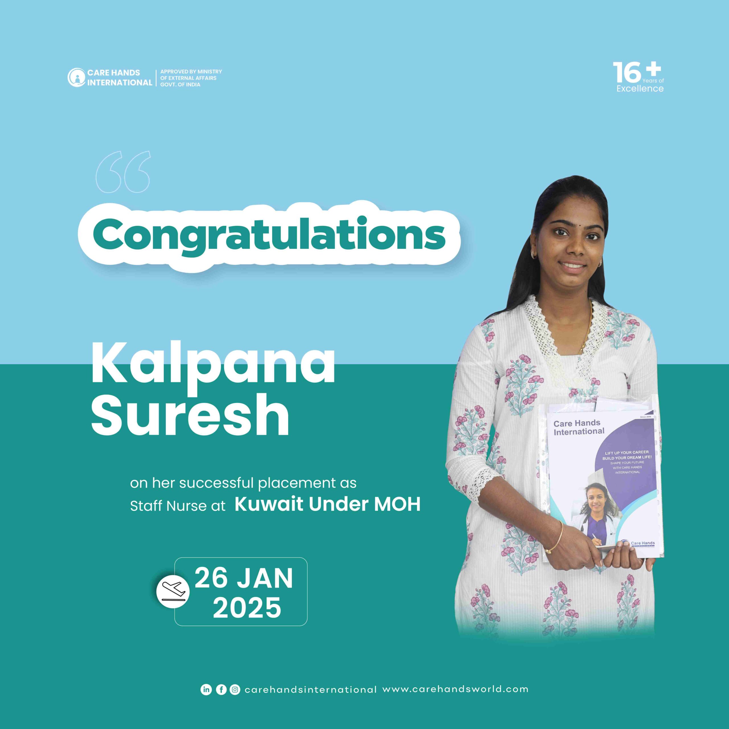 Kalpana Suresh Kuwait Under MOH 26 January 2025-01